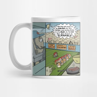 The Scrambling Q.B. Mug